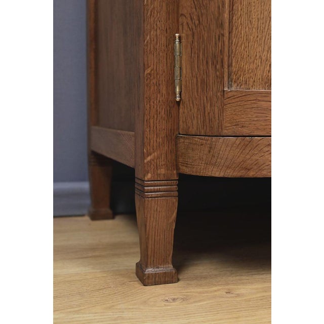 Vintage Art Deco Oak Buffet, 1930 For Sale - Image 15 of 18