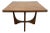 Mid Century Modern Attributed Broyhill Brasilia Walnut Lamp Table For Sale