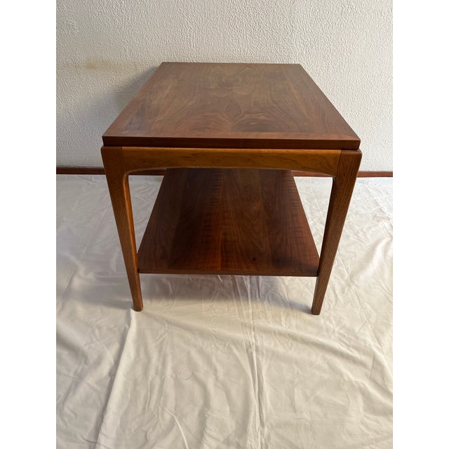 Mid 20th Century 1960s Lane Rhythm Walnut Side End Table Mid Century Danish Modern For Sale - Image 5 of 11