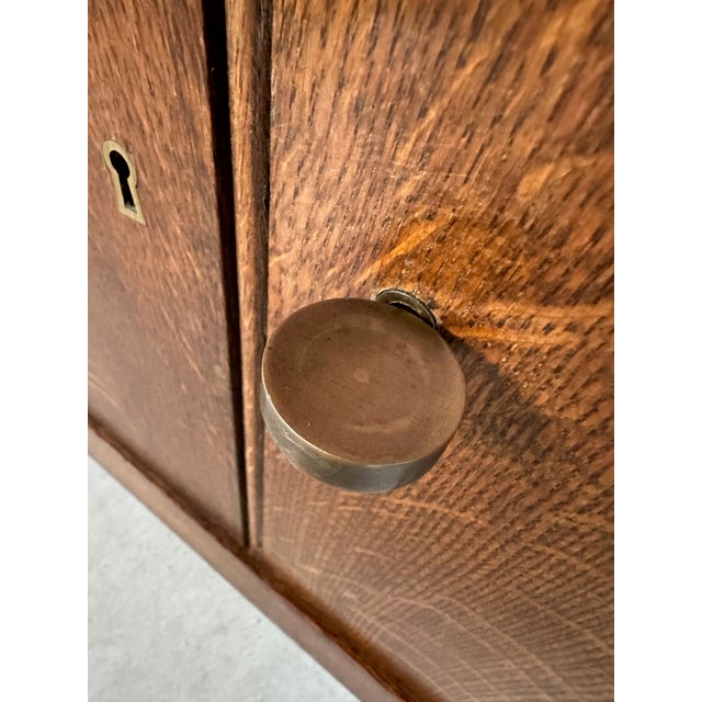 Art Deco Display Cabinet in Oak, 1930s For Sale - Image 11 of 18