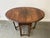 Edwardian Extending Oak Drop Leaf Barley Twist Side Table For Sale - Image 4 of 6