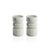 This set of pillar candle holders will bring a touch of elegance to any room. Crafted from white marble, these candle...