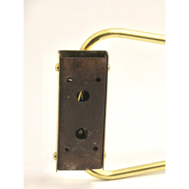 French Swing Arm Wall Light by Rene Mathieu for Lunel, 1950s For Sale - Image 17 of 18