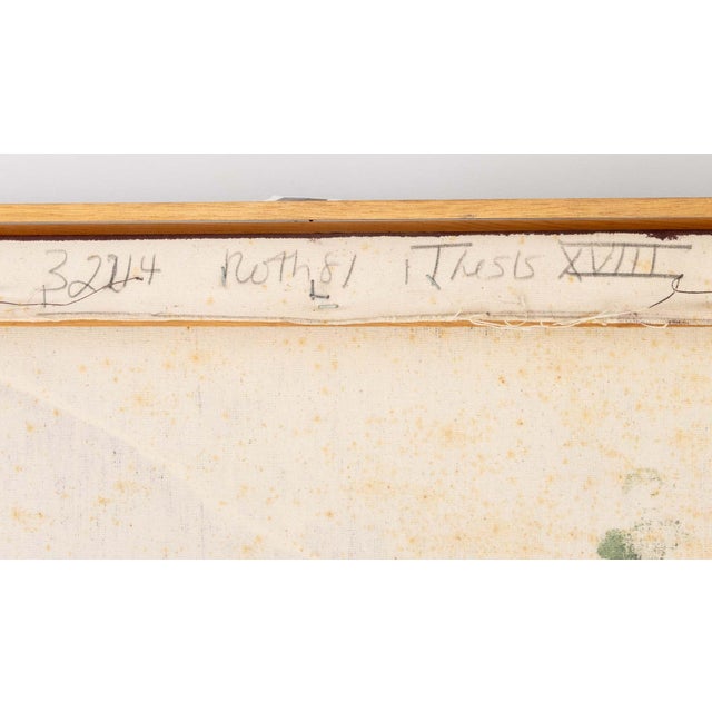 Jack Roth "Thesis Xviii" Acrylic on Canvas, 1981 For Sale - Image 10 of 15