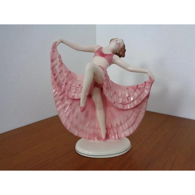 Art Deco Ceramic Dancer from Hertwig & Co Katzhütte, 1920s For Sale - Image 6 of 18