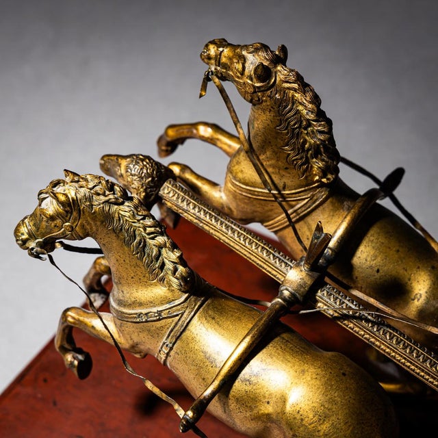 Chariot in Bronze, Italy, 1800s For Sale - Image 12 of 14