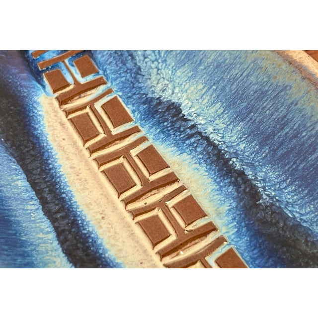 Mid-Century Modern Mid-Century Modern Danish Studio Pottery Bowl Plate from Michael Andersen, 1960s For Sale - Image 3 of 16