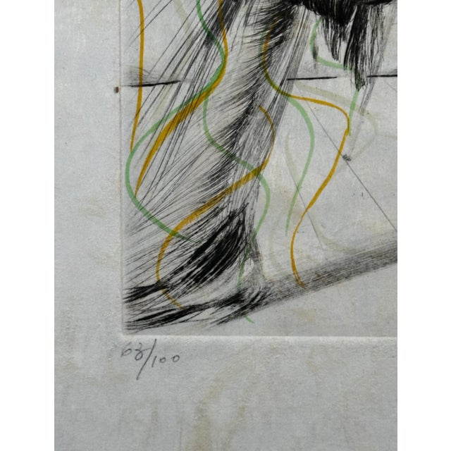 Salvador Dalí 1960s Dali the Magicians l'Illusionist Hand Signed Numbered Etching Surreal Art For Sale - Image 4 of 4