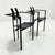 Black Postmodern Trix Armchair attributed to Karl Friedrich Förster, 1980s For Sale - Image 8 of 11
