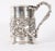 Antique Victorian Silver Plated Embossed and Engraved Mug from G R Collis, 1835 For Sale - Image 3 of 18