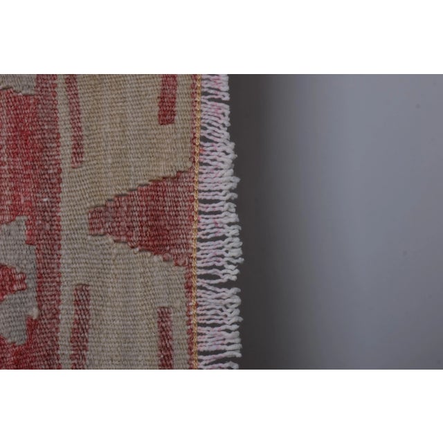 Textile 1960s Oversized Pastel Turkish Kilim Rug 10'1'' X 12'2'' For Sale - Image 7 of 12