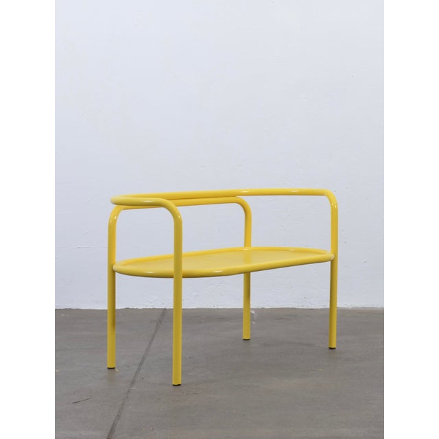 Mid-Century Modern Locus Solus Garden Ensemble in Yellow by Gae Aulenti for Poltranova, 1960s, Set of 6 For Sale - Image 3 of 18