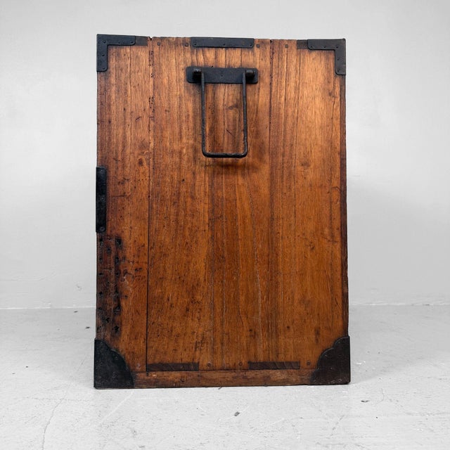 Antique Taishō Japanese Tansu Chest of Drawers, Japan, 1890s For Sale - Image 11 of 13