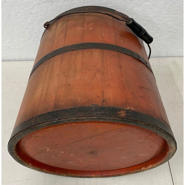 Early 20th Century Early 20th C. "Impervious Safety Kerosene Can" C.1915 for Side Table or Plant Stand For Sale - Image 5 of 9