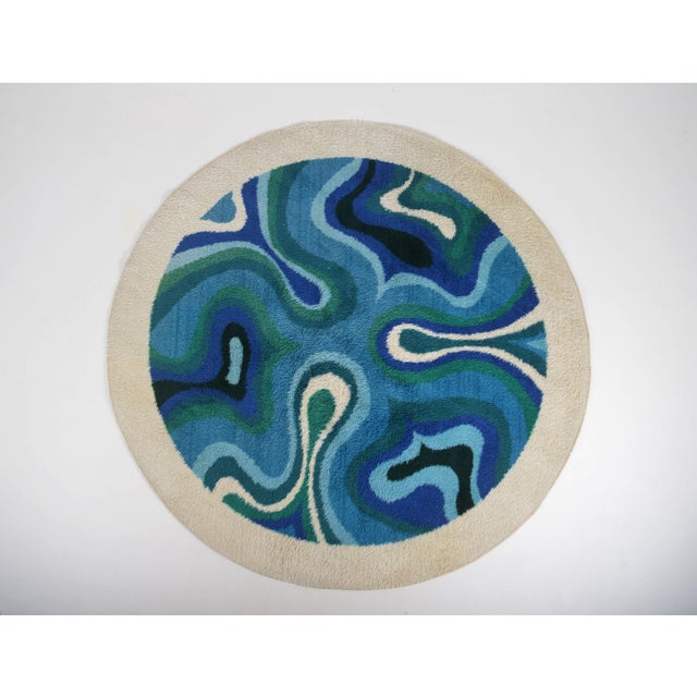 Textile Space Age Menuette Rug in Wool from Desso, 1970s For Sale - Image 7 of 7