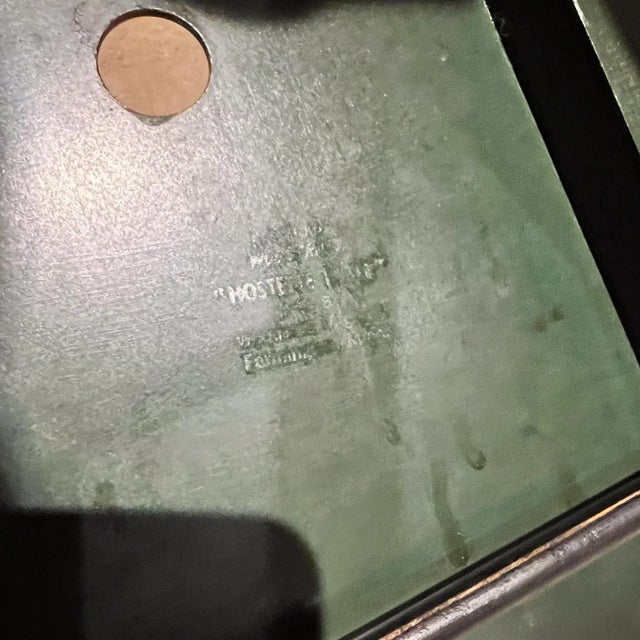 Black 1950s Woodcraft Hostette Four Folding Serve Tables Green Black For Sale - Image 8 of 12