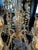 1930s Hollywood Colonial Style Clear Crystal Five Light Chandelier For Sale - Image 10 of 13