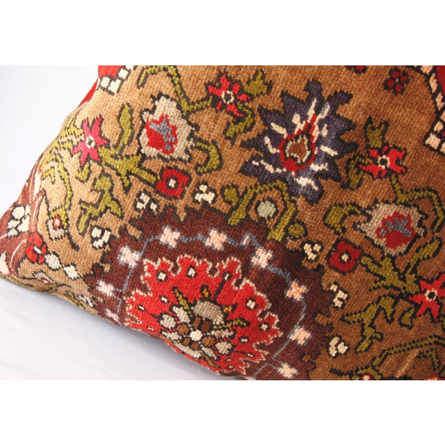 Turkish Handmade Rug Pillow Cushion Cover 26'' X 28'' For Sale - Image 10 of 12