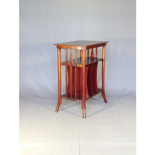 Side Table by Kolomann Moser Sheet Music Holder for Kohn, 1905 For Sale - Image 10 of 11