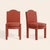 Red Velvet Leo Dining Chairs by Ceraudo, Set of 2 For Sale - Image 4 of 4