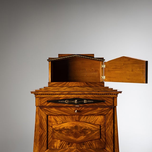 Biedermeier Pyramid Secretaire, 1810 For Sale - Image 10 of 13