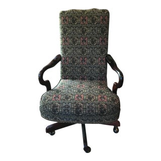 Upholstered Executive Desk Chair For Sale