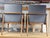 Mid-Century Modern Pair of Mid-Century Modern Accent Chairs - Gray (New Fabric) For Sale - Image 3 of 8