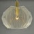 Mid-Century Modern Pendant Lamp in Clear Acrylic Glass, Wire and Brass, 1970s For Sale - Image 3 of 18