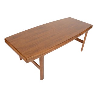 Mid 20th Century Attributed to Johannes Andersen for Trensum Walnut Coffee Table For Sale