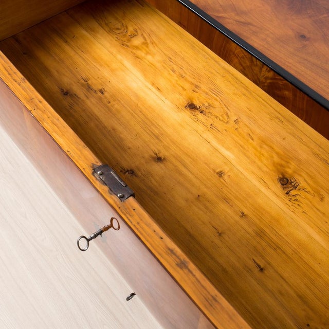 Antique German Biedermeier Commode in Cherrywood, 1830s For Sale - Image 6 of 14