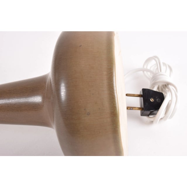 Mid-Century Modern Danish Table Lamp with Lampshade from Le Klint, 1960s For Sale - Image 9 of 13