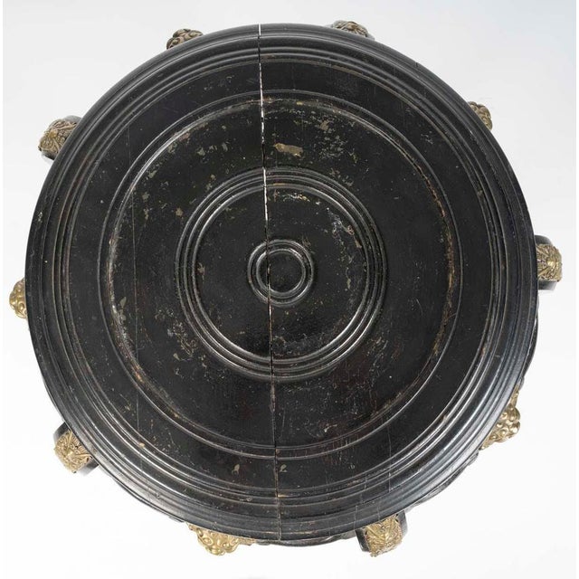 Wood Napoleon III Chinoiserie Side Table, 19th Century For Sale - Image 7 of 9