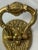 1970s 1970s Solid Brass Lion Head Door Pull For Sale - Image 5 of 8