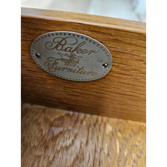 Baker Furniture Burlwood French Nightstand For Sale - Image 12 of 12