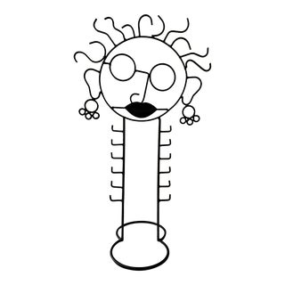 John Risley Style Vintage Postmodern Wire Sculpture For Sale