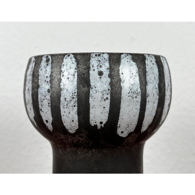 Mid-Century East German GDR Studio Pottery Vase by Erhard Goschala, 1960s, in Very Good conditions. Designed 1960 to 1969...