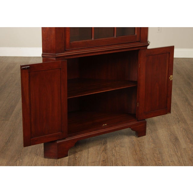 Henkel Harris Traditional Cherry Corner Cupboard For Sale In Philadelphia - Image 6 of 18