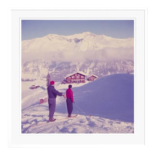 Toni Frissell, Skiers in Th Alps, 1951 / 2020s, C Print, Framed For Sale