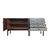 Polish Modular Sideboard with Op Art Motif in Glass, 1970, Set of 2 For Sale - Image 4 of 18