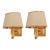 Art Deco Skyskraper Wall Lamps Mid Century Modern French Vintage Lamps - A Pair For Sale