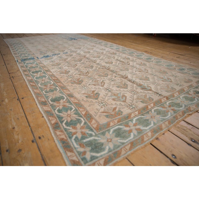 1980s Vintage Distressed Oushak Rug Runner - 4'11" x 10'5" For Sale - Image 5 of 10