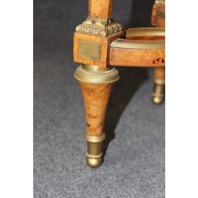 Late 19th Century Rouge Marble Jewelery Quality Bronze Secretary Desk by Jules Piret For Sale - Image 5 of 17