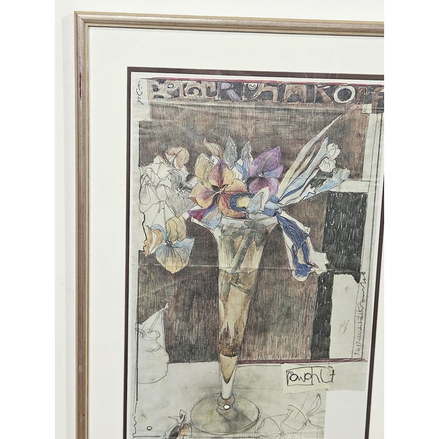 Horst Janssen, Artistic Poster Poems, 1979, Lithograph For Sale - Image 16 of 18