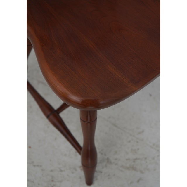Set of 4 Frederick Duckloe Cherry Windsor Dining Chairs For Sale - Image 10 of 18