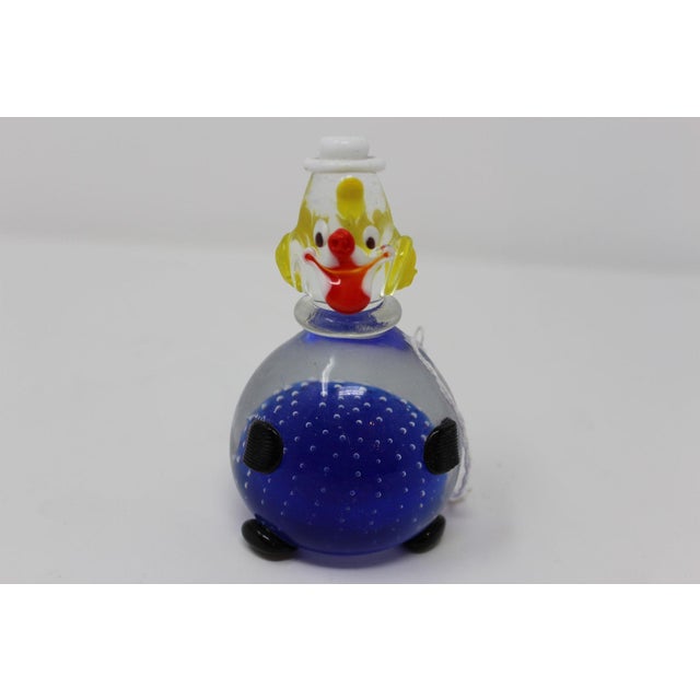 Traditional Vintage Murano Glass Clown For Sale - Image 3 of 5