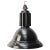 Vintage French Industrial Black Enamel Factory Pendant Lamp For Sale - Image 6 of 6