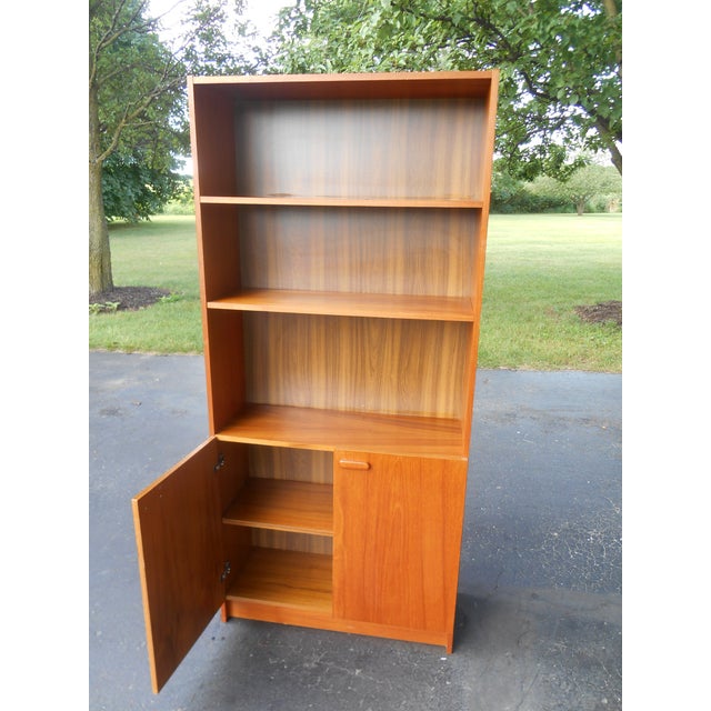 MidCentury Danish Modern Teak Bookcase Chairish