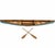 Vintage Vanderbilt Whitney Estate Decorative Canoe Boat Model W/Oars For Sale - Image 17 of 17