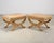 2000 - 2009 Pair of Michael Taylor Neoclassical Curule d'Orsay Ottoman Benches For Sale - Image 5 of 18