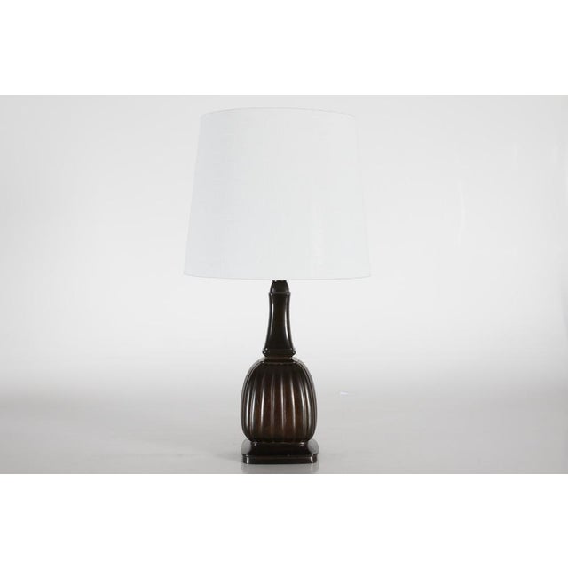 Danish Art Deco Table Lamp in Disco Metal by Just Andersen, 1940s For Sale - Image 15 of 15
